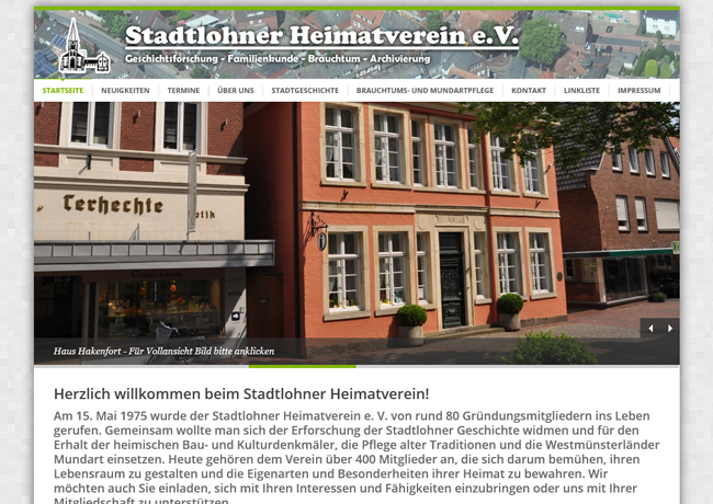 stadtlohner Heimatverein Website