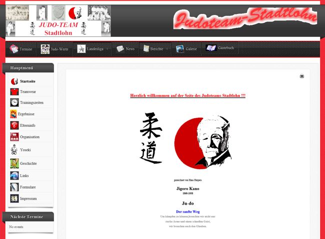Judoteam Stadtlohn Website
